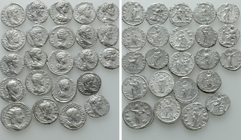 23 Roman Denarii and Antoniniani; Gordianus, Septimius Severus etc. 

Obv: .
...