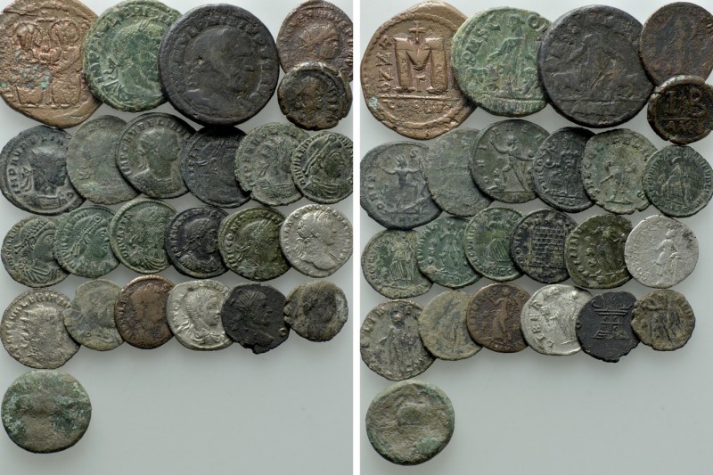 24 Ancient Coins. 

Obv: .
Rev: .

. 

Condition: See picture.

Weight:...