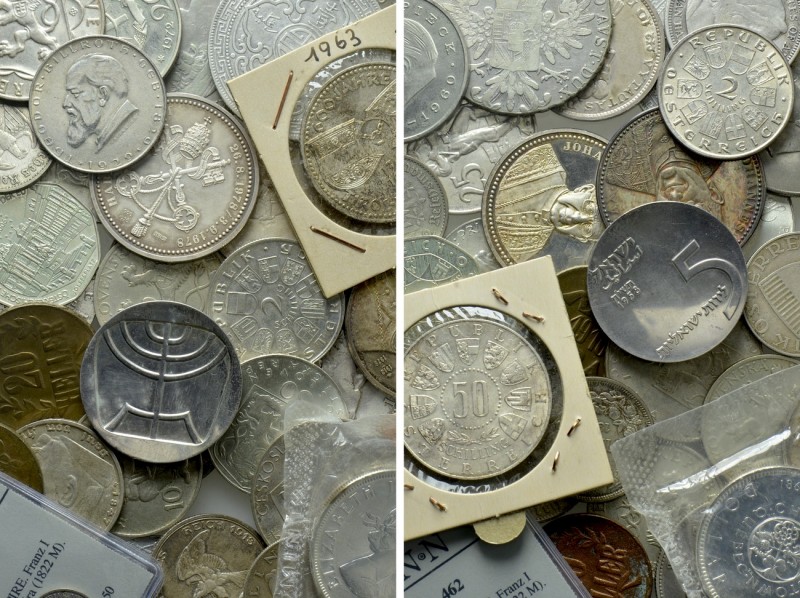 Circa 37 Modern Coins; Mostly Silver.

Obv: .
Rev: .

.

Condition: See p...