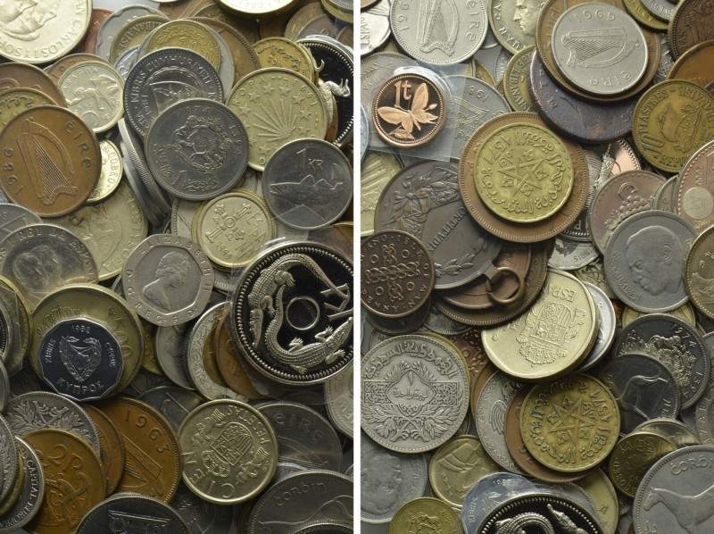 Circa 260 Modern Coins; Including Silver. 

Obv: .
Rev: .

. 

Condition:...