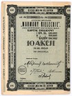 S.A. Marmury Kieleckie, 10 x 100 złotych 1920 W Górach Świętokrzyskich do dziś działa znaczna ilość kamieniołomów. Wapienie, marmury to główne bogactw...
