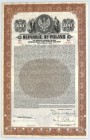 3% Bon Dolarowy Serii Pożyczki Stabilizacyjnej 1937, Obligacja na 100$ Reference: Bykowski 35.2 

 Poland BONDS AND SHARES Bonds Poland