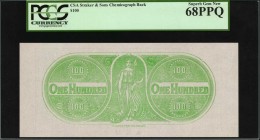 Confederate Currency

Lot of (3) Confederate Currency. CSA Straker & Son Chemicograph Back. $10, $20 & $100. PCGS Currency Superb Gem New 67 PPQ & 6...