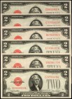 Legal Tender Notes

Lot of (6) Fr. 1505, 1507 & 1508. 1928D, 1928F & 1928G $2 Legal Tender Notes. Choice Uncirculated.

Included in this lot of si...