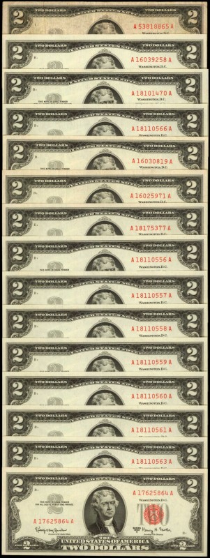 Legal Tender Notes

Lot of (47) 1953 to 1963A $2 Legal Tender Notes. Very Fine...