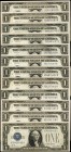 Silver Certificates

Lot of (12) Fr. 1600, 1601 & 1602. 1928, 1928A & 1928B $1 Silver Certificates. About Uncirculated to Uncirculated.

A groupin...