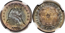 Liberty Seated Half Dime

1844 Liberty Seated Half Dime. FS-301. Repunched Date. MS-63 (NGC).

NGC ID: 2335.