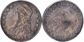 Capped Bust Half Dollar

1815/2 Capped Bust Half Dollar. O-101. Rarity-2. VF-35 (PCGS). CAC.

The War of 1812 and, especially, the associated Brit...