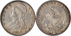 Capped Bust Half Dollar

1839-O Capped Bust Half Dollar. Reeded Edge. HALF DOL. GR-1. Rarity-1. Repunched Mintmark. AU-55 (PCGS).

This issue is t...
