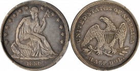 Liberty Seated Half Dollar

1839 Liberty Seated Half Dollar. Drapery. WB-6. Rarity-3. Middle Die State. Repunched Date. VF-30 (PCGS).

PCGS# 6232....