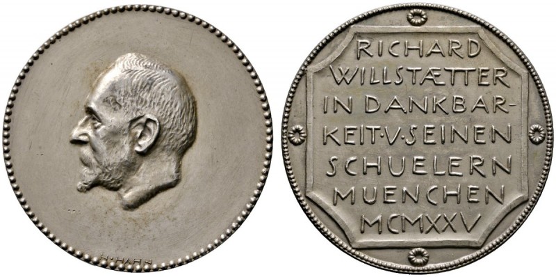Bayern-München, Stadt
Silbermedaille 1925 von Hermann Hahn, auf den Nobelpreist...