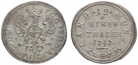 Brandenburg-Bayreuth
Friedrich 1735-1763
1/12 Taler (=Doppelgroschen) 1747 -Bayreuth-. Slg. Wilm. 770, Slg. Grüber 3923. -Walzenprägung-
seltenes P...