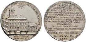 -Fürth, Stadt
Silbermedaille 1775 von J.Chr. Reich, auf die Fertigstellung des von der Markgrafschaft gemein­schaftlich mit Bamberg und Nürnberg gele...