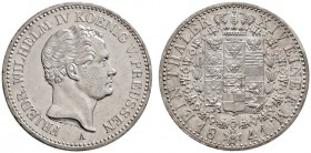 Brandenburg-Preußen
Friedrich Wilhelm IV. 1840-1861
Taler 1841 A. AKS 72, J. 69, Thun 254, Kahnt 373.
seltener Einjahrestyp, minimale Randfehler, k...