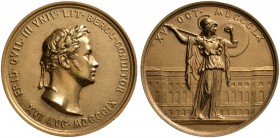 Brandenburg-Preußen
Friedrich Wilhelm IV. 1840-1861
Bronzegußmedaille 1860 von Fischer (unsigniert), auf die 50-Jahrfeier der Universität Berlin. Be...