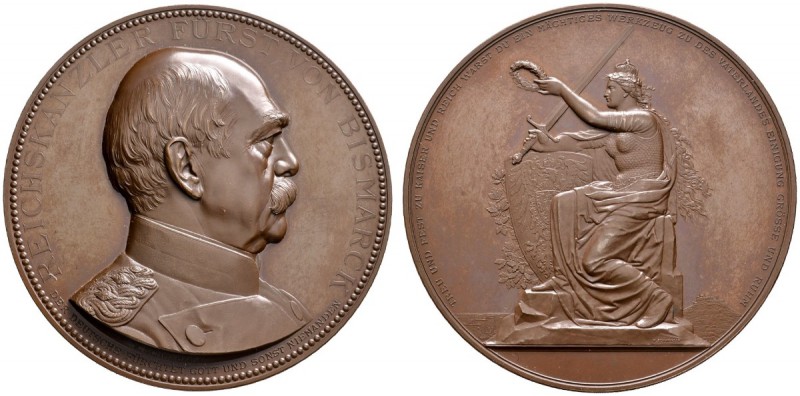 Brandenburg-Preußen
Wilhelm II. 1888-1918
Große Bronzemedaille o.J. (1896/97) ...