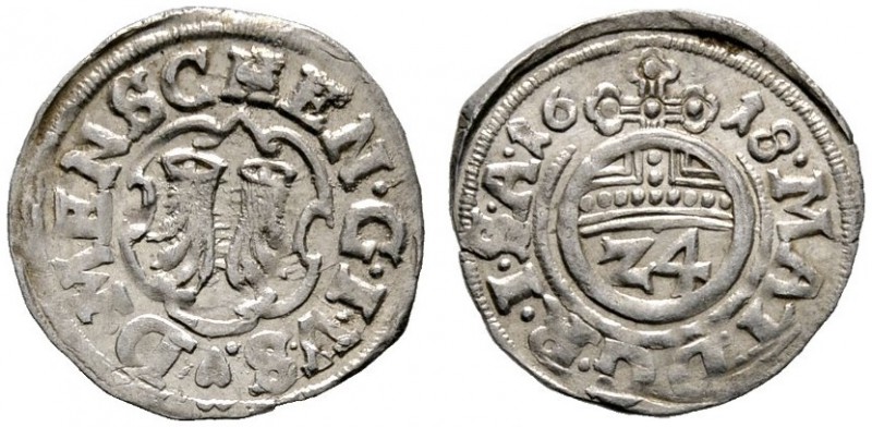 Braunschweig-Wolfenbüttel
Friedrich Ulrich 1613-1634
Kipper-Groschen zu 1/24 T...