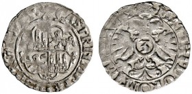 Friedberg, Reichsburg
Conrad Löw zu Steinfurt 1617-1632
Groschen 1619. Mit Titulatur Kaiser Matthias. Eichelmann 44, Lejeune 32.
minimale Prägeschw...