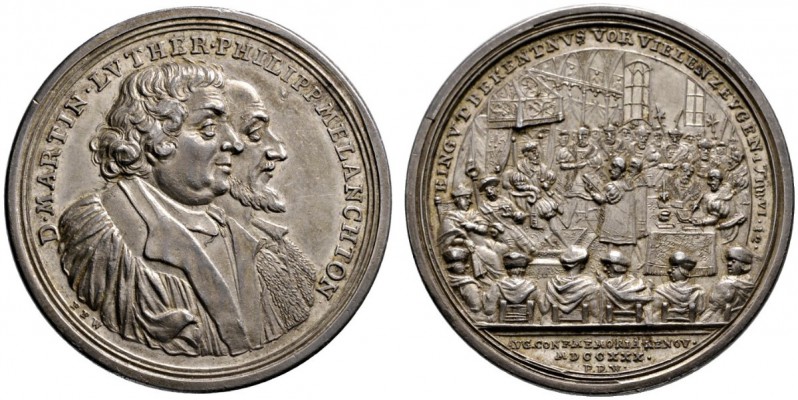 Nürnberg, Stadt
Silbermedaille 1730 von P.P. Werner, auf den gleichen Anlass. S...