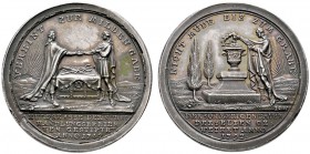 Nürnberg, Stadt
Silbermedaille 1792 von J.P. Werner, auf das 50-jährige Bestehen der Hilfskasse der Handlungs­bedienten. Zwei stehende Jünglinge in r...