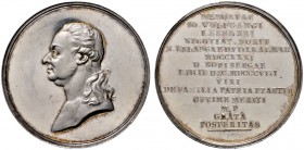 Nürnberg, Stadt
Silbermedaille 1808 von A.P. Dallinger. Zum Andenken an den Nürnberger Kaufmann und Sammler von Gemmen und Medaillen - Johann Wolfgan...