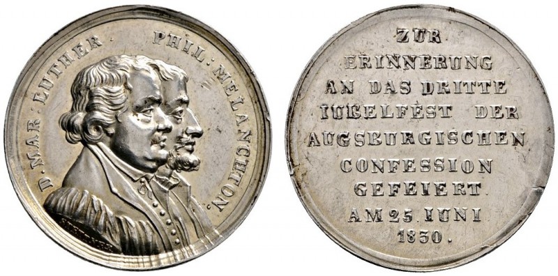 Nürnberg, Stadt
Silbermedaille 1830 von Th. Stettner, auf die 300-Jahrfeier der...