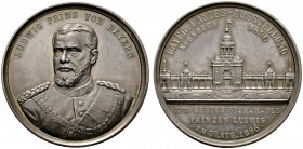 Nürnberg, Stadt
Silbermedaille 1896 von C. Balmberger, auf den Besuch von Ludwig Prinz von Bayern bei der 2. Bayer­schen Landes-, Industrie-, Gewerbe...