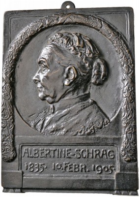 Nürnberg, Stadt
Einseitige, tragbare Bronzeplakette 1905 unsigniert, auf den 70...