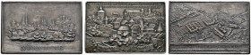 Nürnberg, Stadt
Zwei rechteckige Plaketten 1906 von Lauer, auf die bayerische Jubiläumsausstellung und auf die Delegiertenversammlung der Steinbruchs...
