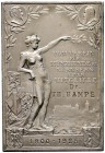 Nürnberg, Stadt
Einseitige, mattierte Silberplakette o.J. (1925) von Lauer. Ehrenplakette vom Verein für Münzkunde Nürnberg für 25-jährige Mitgliedsc...