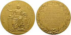 Nürnberg, Stadt
Vergoldete Bronzemedaille 1913 von Lauer (nach einem Modell von Kittler). Sogen. Große goldene Bürgermedaille- für Oskar Ritter von P...