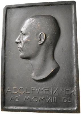 Nürnberg, Stadt
Einseitige Bronzegußplakette 1913 von Fritz Zadow, auf den Rech...