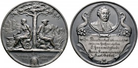 Nürnberg, Stadt
Große Verdienstmedaille in Neusilber (oder versilberter Bronze) 1919 von L. Hasenstab, des Industrie- und Kulturvereins. Unter einem ...