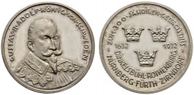 Nürnberg, Stadt
Silbermedaille 1932 von W.Th. Krauss, auf die 300-Jahrfeier des Bündnisses der Städte Nürnberg, Fürth, Zirndorf, Dinkelsbühl und Roth...
