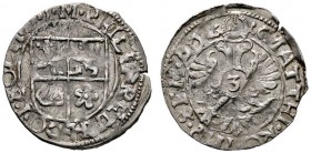 Solms- Hohensolms
Philipp Reinhard I. 1613-1635. 3 Kreuzer 1616 -Niederweisel-. Mit Titulatur Kaiser Matthias. Joseph 203var.
selten, sehr schön