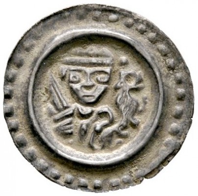 Ulm, königliche Münzstätte
Konrad IV. bis Konradin 1237-1254-1268. Brakteat 125...