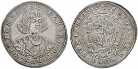 Württemberg
Eberhard III. 1633-1674
Taler 1640. Ähnlich wie vorher, jedoch die geteilte Jahreszahl oberhalb der Krone. KR 554, Ebner 23, Dav. 7870....