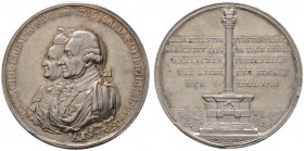 Württemberg-Öls
Karl Christian Erdmann 1744-1792
Silbermedaille 1791 von A. König, auf die Goldene Hochzeit. Brustbilder des Herzogs sowie seiner Ge...