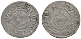 Würzburg-Bistum
Johann von Brunn 1411-1440
Schilling o.J. (1437). Münzverein mit Brandenburg-Franken. Zollern- und Rechenschild oben mit einer Schle...