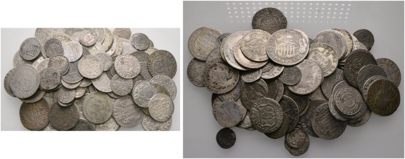 Ca. 190 Stücke: SACHSEN. Kleinmünzen vom Pfennig bis 1/6 Taler aus dem 16.-19. J...