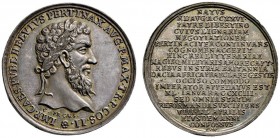 Medailleure. Christian Wermuth (1661-1739)
Silberne Suitenmedaille o.J. auf den römischen Kaiser Pertinax (193). Dessen belorbeerte Büste nach rechts...