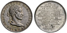 Medailleure. Christian Wermuth (1661-1739)
Silberne Suitenmedaille o.J. auf den römischen Kaiser Domitius Domitianus (268-270). Dessen belorbeerte Bü...