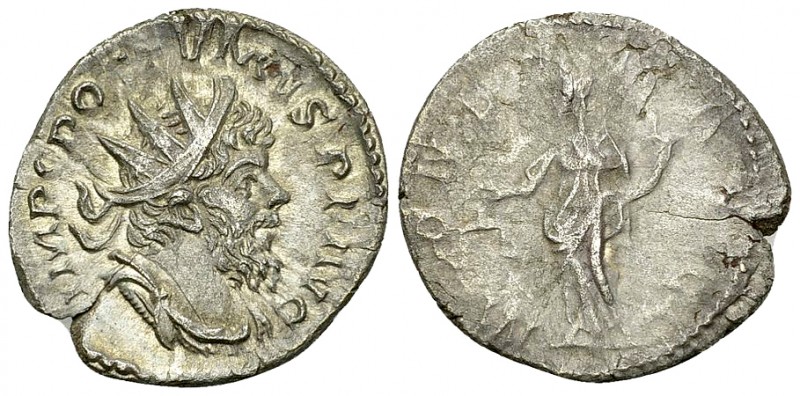 Postumus BI Antoninianus, Moneta reverse 

Postumus (260-269 AD). BI Antoninia...