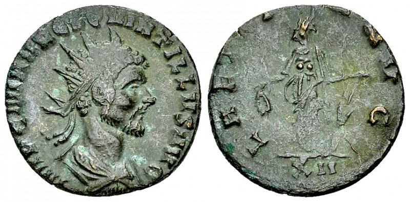Quintillus AE Antoninianus, Laetitia reverse 

Quintillus (270 AD). AE Antonin...