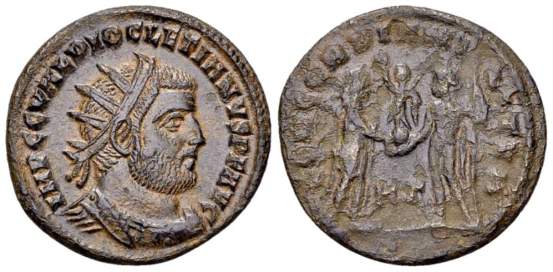 Diocletianus AE Antoninianus, Heraclea 

Diocletianus (284-305 AD). AE Antonin...