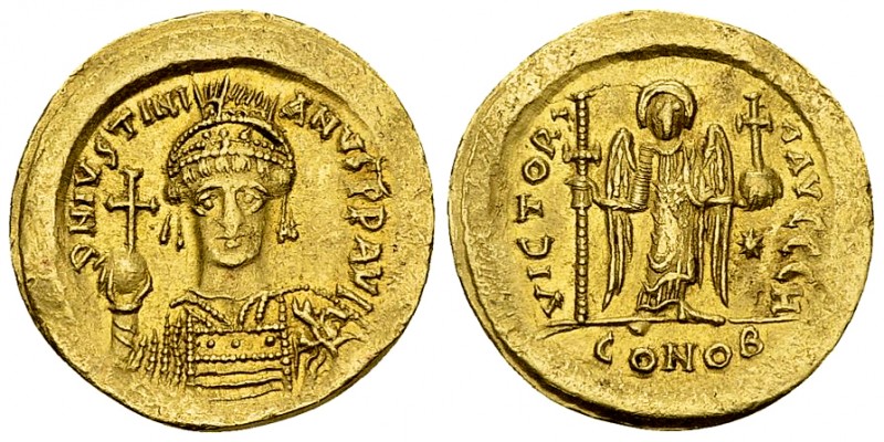 Iustinianus I AV Solidus, Constantinople 

Iustinianus I (527-565 AD). AV Soli...