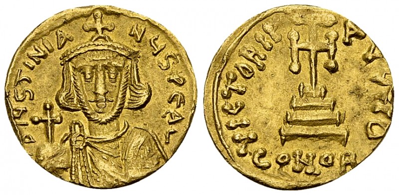 Iustinianus II AV Solidus, Constantinople 

Iustinianus II, first reign (685-6...