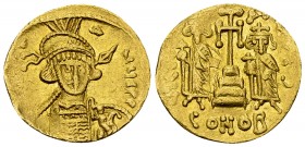 Constantine IV AV Solidus, Constantinople