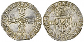 Henri IV, AR Quart d'écu 1606, Bayonne