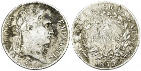 Napoléon I, AR 5 Francs 1813, Utrecht